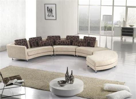 20 Modern Living Room Designs with Stylish Curved Sofas