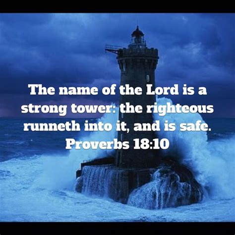 Jesus, Our Strong Tower | Proverbs 18:10, Bible apps, Plan of salvation