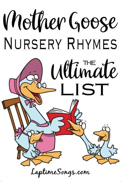 Mother-Goose-nursery-rhymes - Laptime Songs