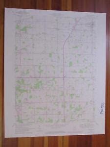 Van Buren Indiana 1982 Original Vintage USGS Topo Map | eBay