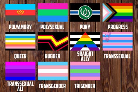 Trigender Pride Flag Decal waterproof Purple Green and Pink - Etsy