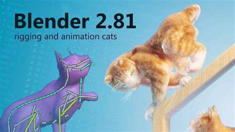 Rigging and animation cats (Blender 2.81) - YouTube