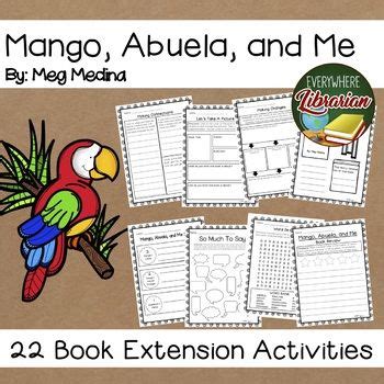 Mango, Abuela, and Me by Meg Medina 22 Book Extension Activities NO ...