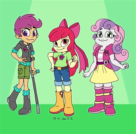 Equestria Girls Toon - Cutie Mark Crusaders by TMNTSam on Newgrounds