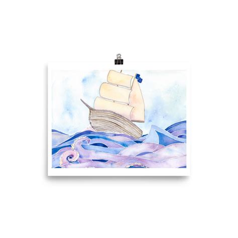 Ship Art Print - Etsy