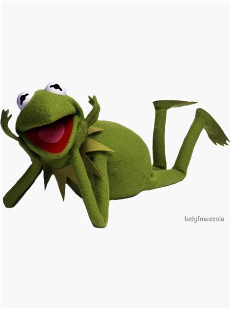 "Kermit the Frog Meme" Sticker for Sale by ladyfmazzola | Redbubble