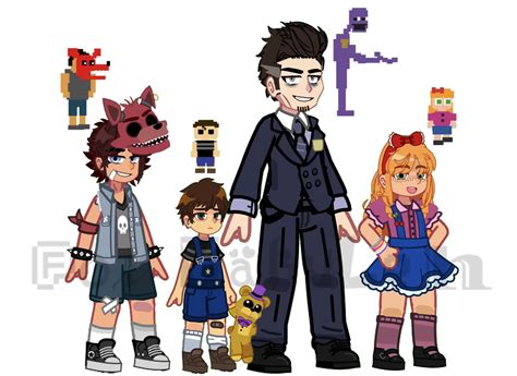 FNAF Family Afton 🤯👌 my gacha club fnaf 😉 in 2023 | Afton, Fnaf characters, Fnaf