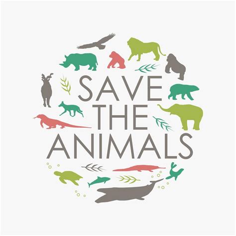 animals illustration collection for wildlife conservation and awareness ...