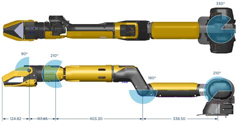 Arm and gripper specifications — Spot 3.3.2 documentation