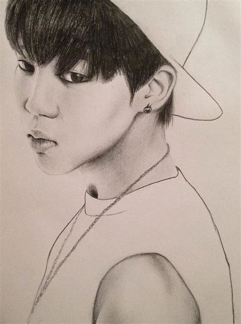 Park Jimin (BTS) Sketch by PortraitKate on DeviantArt