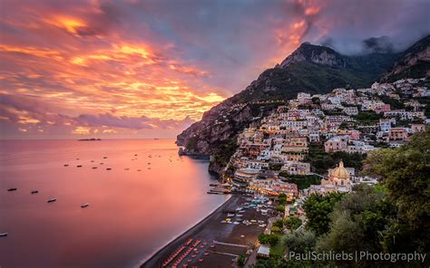 Positano Sunset - Paul Schliebs Photography