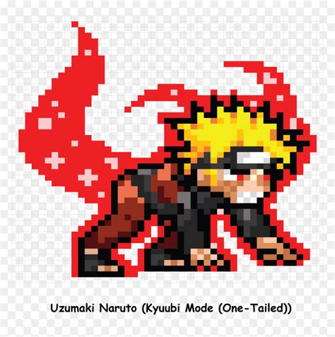 Naruto Excel Pixel Art, HD Png Download - vhv