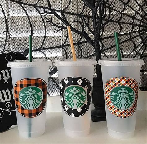 HALLOWEEN Reusable Starbucks Tumbler | Starbucks cup gift, Custom starbucks cup, Starbucks