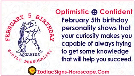 February 5 Zodiac (Aquarius) Horoscope Birthday Personality and Lucky ...