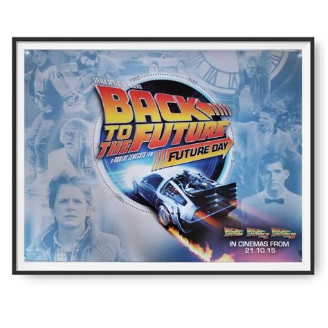 Back to the Future (1985) UK Quad Poster 2015 RR - Cinema Poster Gallery