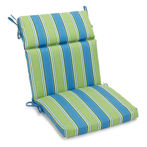 Blazing Needles Outdoor 3-Section 19 x 42 in. High Back Patio Chair Cushion - Walmart.com ...