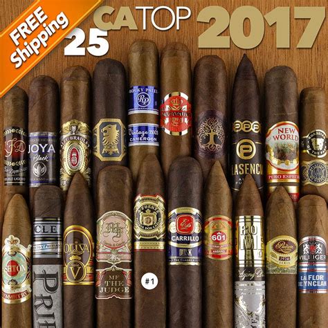 Big Savings on Cigar Aficionado Top 25 Cigars of 2017 Cigar Samplers Only at | CigarPlace.biz