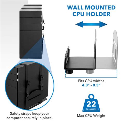 Dual Monitor Wall Mount Workstation – Mount-It!