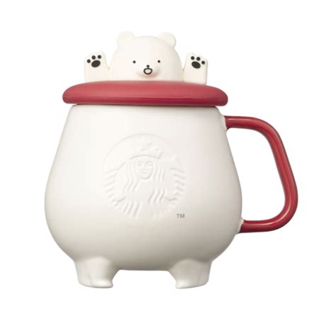 Starbucks Korea 2023 Christmas Holiday Bear Lid Mug 414ml / Korea ...