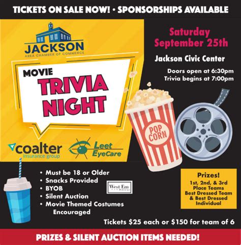 Movie Trivia Night – Jackson Chamber of Commerce