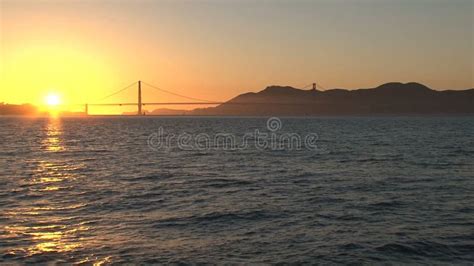 The Golden Gate Bridge Sunset Stock Footage - Video of route, francisco: 98392692