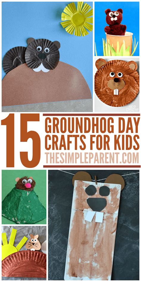 Groundhog Day Crafts for Kids (Whether He Sees His Shadow or Not ...