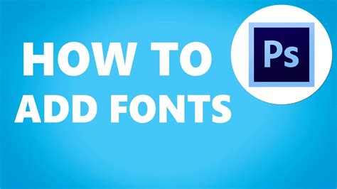 Photoshop: How to Add New Fonts (2024) - YouTube