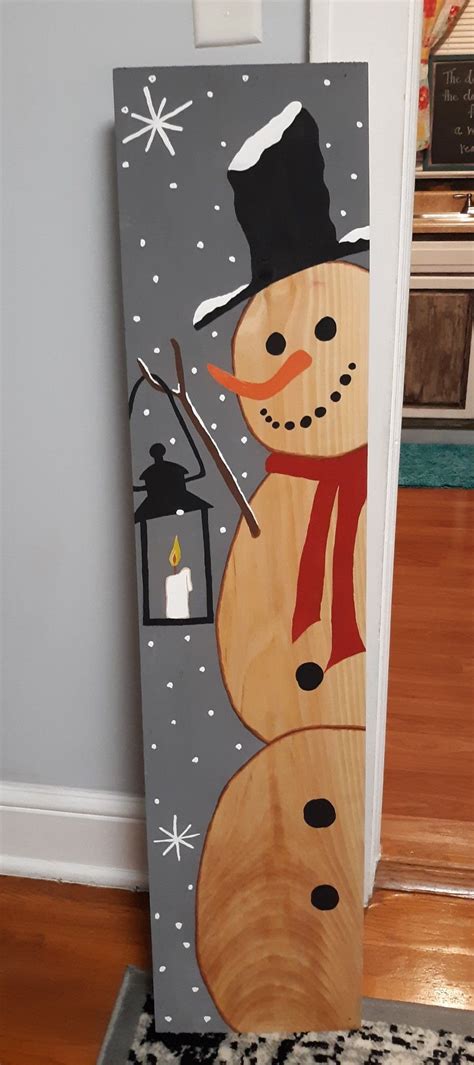 Wooden snowman sign! Christmas sign! | Xmas crafts, Christmas crafts ...