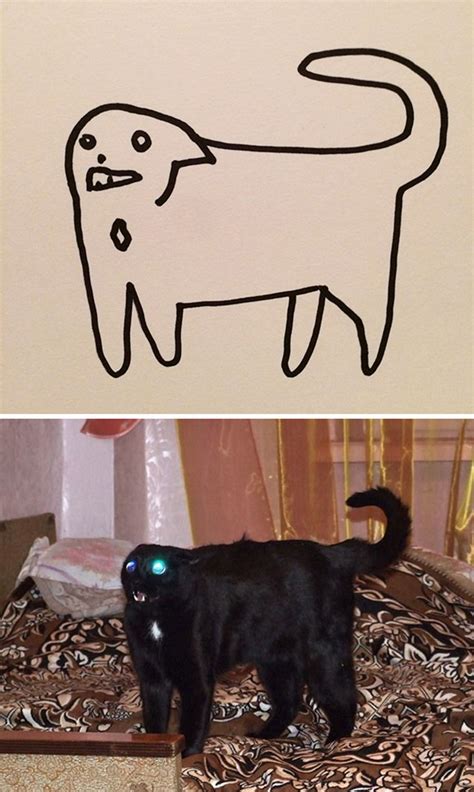 These Poorly Drawn Cats Are More Realistic Than You Think