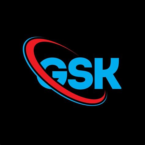 GSK logo. GSK letter. GSK letter logo design. Initials GSK logo linked ...