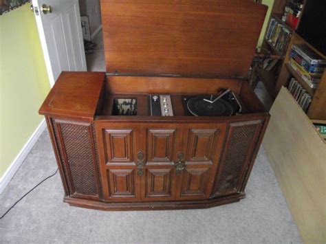 Old Record Player Cabinet