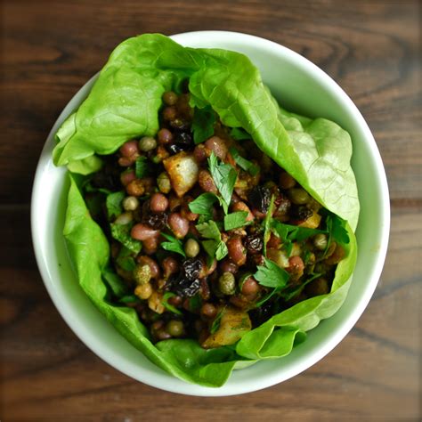 curried adzuki bean salad