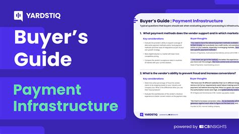 8 questions to help you choose the right payment infrastructure vendor - CB Insights Research