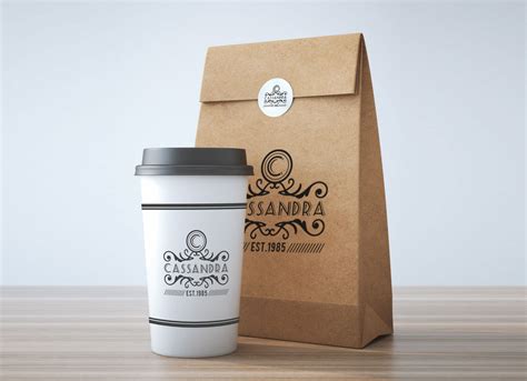 Free Take Away Coffee Cup & Burger Packaging Mockup PSD - Good Mockups