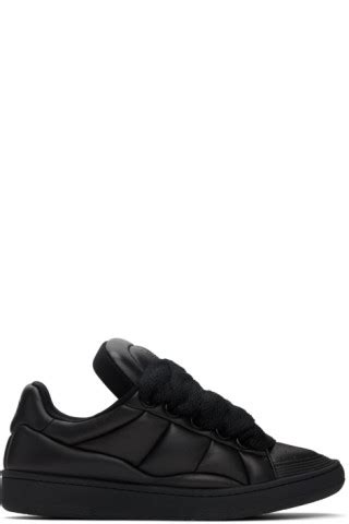 Black Curb XL Sneakers by Lanvin on Sale