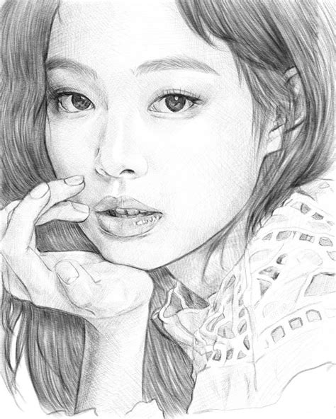 Kim Jennie From Blackpink Coloring Page Coloring Pages Coloring | Porn ...