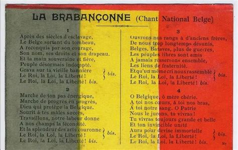 The Anthem Philatelist: The National Anthem of Belgium