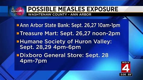 Possible measles exposure reported in 3 Metro Detroit counties - YouTube