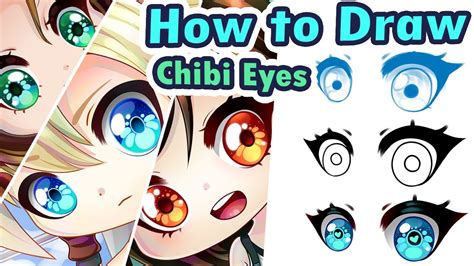 How To Draw Chibi Eyes (Step by Step) Tutorial - YouTube