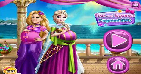 Elsa And Rapunzel Pregnant BFFs - Yeah Baby Games