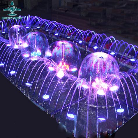 Rolling Ball Water Music Garden Fountain with LED Light - China Water Fountain and Garden ...