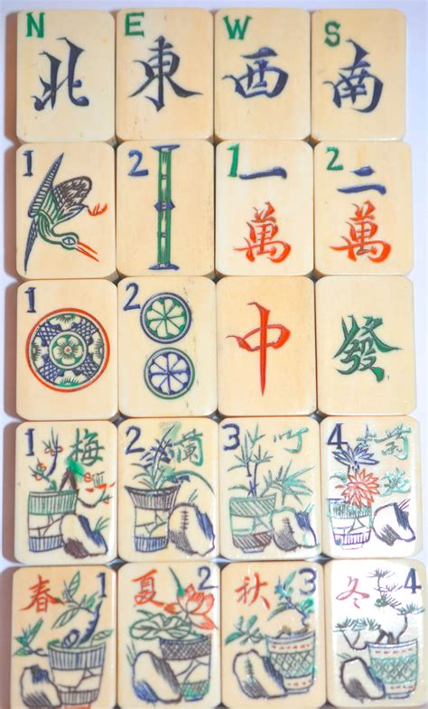 Mahjong Sets With and Without Arabic Numbers and Western Letters – Mahjong Treasures