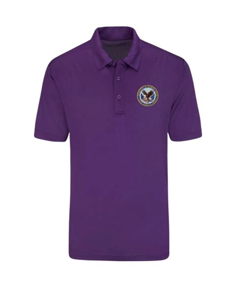 PURPLE Veterans Affairs Polo- Men's Short Sleeve | FEDS Apparel