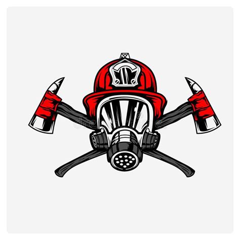 Illustration vector of firefighter stock vector illustration of black ...