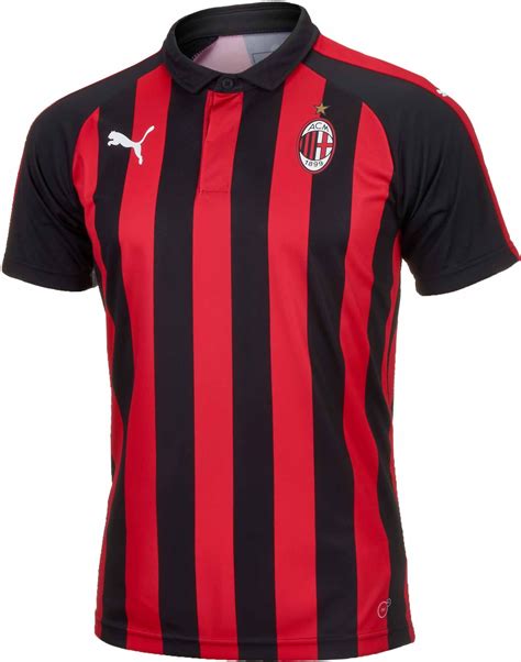 PUMA AC Milan Home Jersey - Special Edition 2018-19 - SoccerPro | Kaos ...