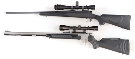 Lot Detail - (M) TWO MODERN HIGH QUALITY HUNTING RIFLES, FROM REMINGTON ...