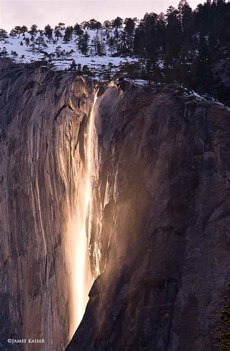 Yosemite Firefall Photos, Horsetail Fall • James Kaiser