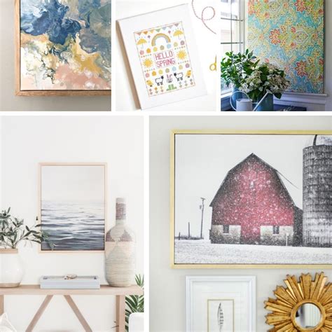 28 DIY Canvas Frame Ideas