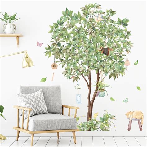 Large-Nordic-Tree-Wall-Stickers-Living-Room-Decoration-Bedroom-Home ...