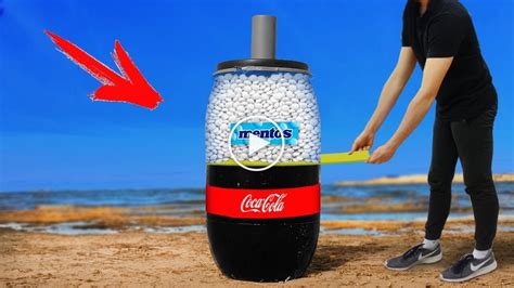 Experiment: Coca Cola and Mentos in a Barrel – Canvids